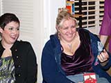 Tina and Krista laugh at the compliments, too. © Robert Gary
