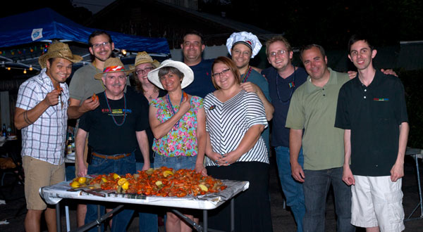 Cajun Crawfish Boil Charité 2014