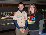 Eagle Scout Reaghan Fletcher organized the event for his community. © Denise Gary